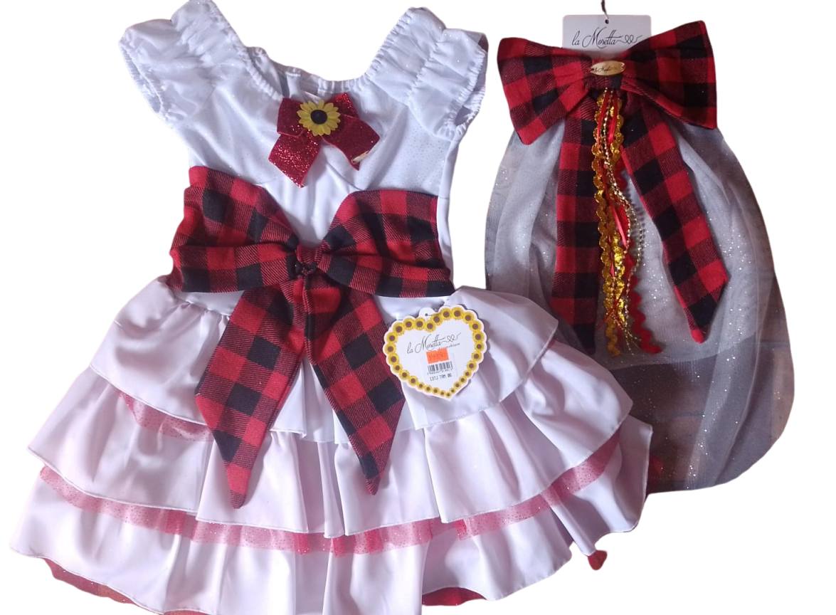 VESTIDO NOIVA JUNINA C/LA�O